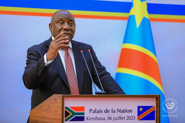 RDC-Rwanda : Cyril Ramaphosa pour un cessez-le-feu permanent et le renforcement des relations de coopération